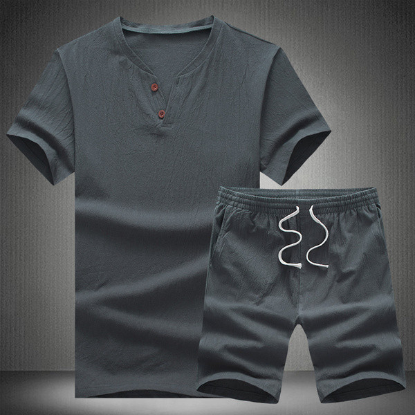 Αθλητικό-casual ανδρικό σετ σε διάφορα χρώματα