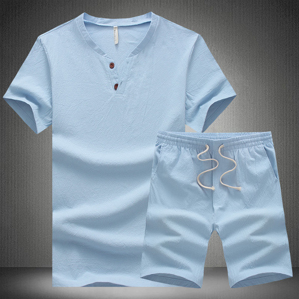 Αθλητικό-casual ανδρικό σετ σε διάφορα χρώματα