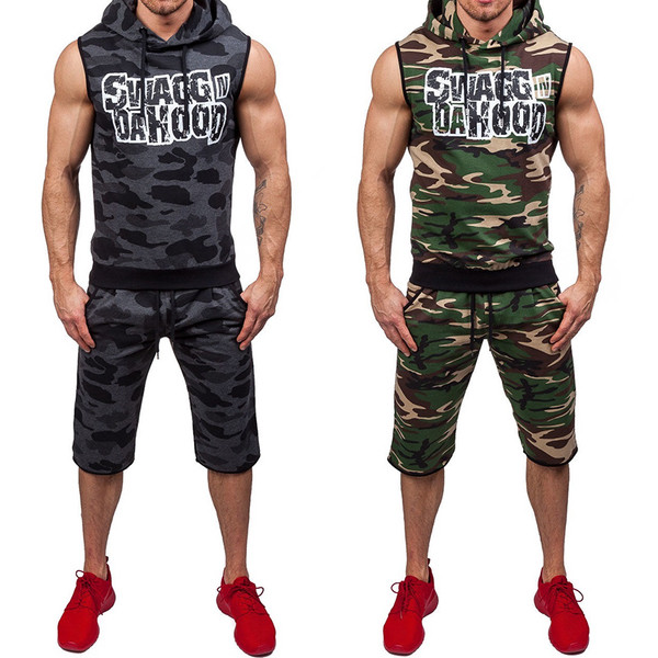 Modern férfi csapat terepszínű mintával, két színben