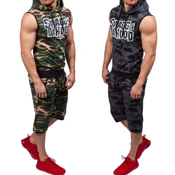 Modern férfi csapat terepszínű mintával, két színben