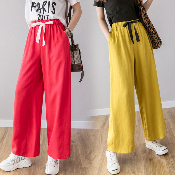 Alkalmi női nadrág magas derékkal több színben