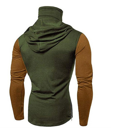 Σύγχρονη ανδρική μπλούζα  με κουκούλα σε διάφορα χρώματα