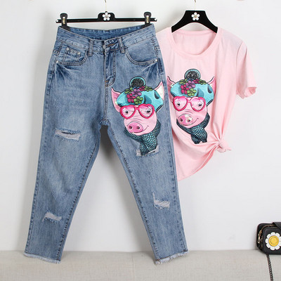 Napi női szett két színben felrakással