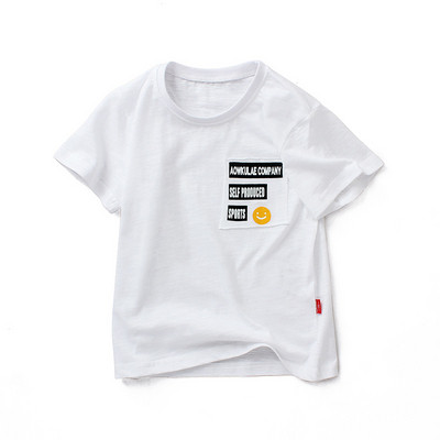 Gyermek póló fiúknak négy színben felirattal