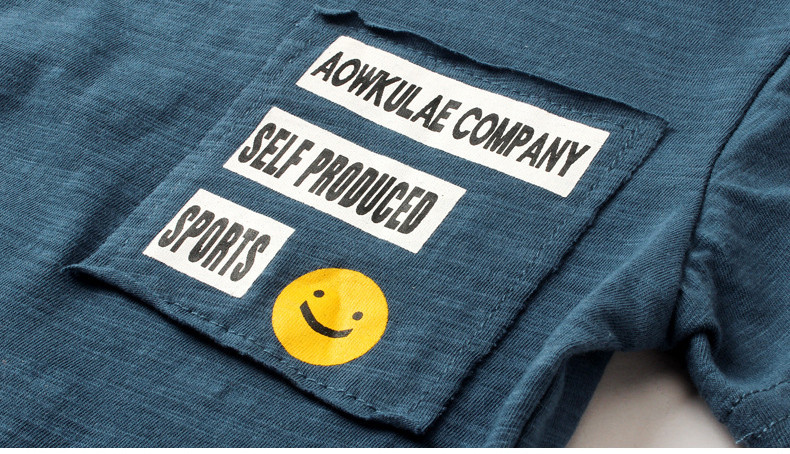 Gyermek póló fiúknak négy színben felirattal