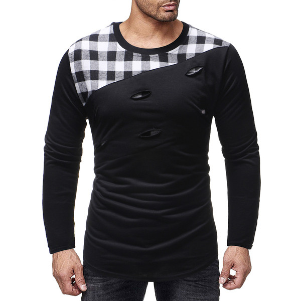 Alkalmi férfi blúz fekete és piros színben