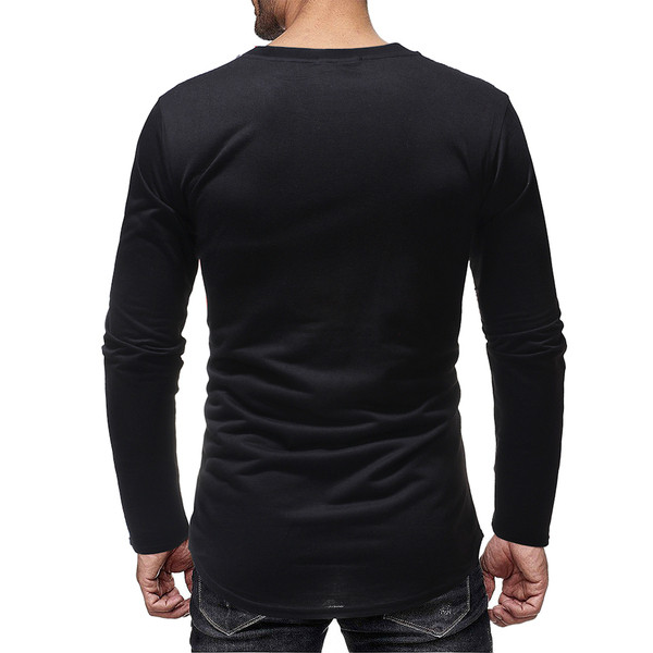 Alkalmi férfi blúz fekete és piros színben