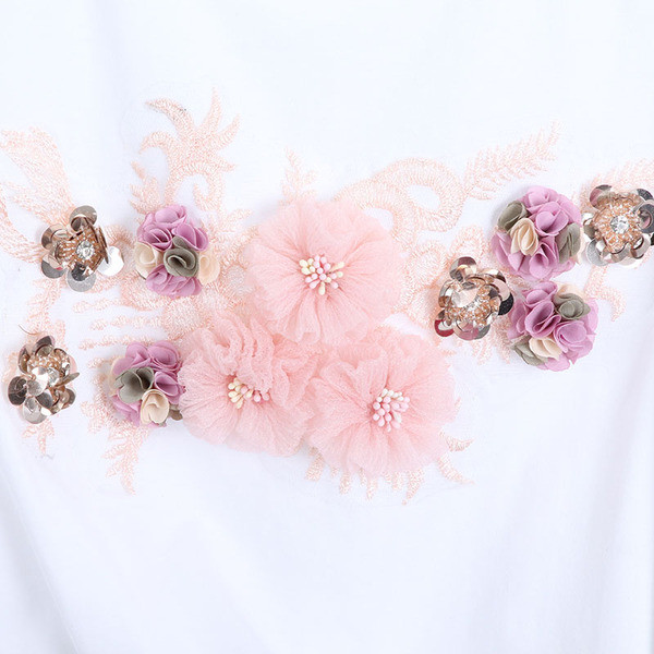 Stílusos női szett két részből 3D elemekkel