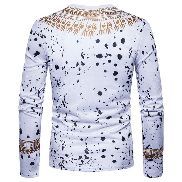 Modern férfi blúz rátéttel, három színben