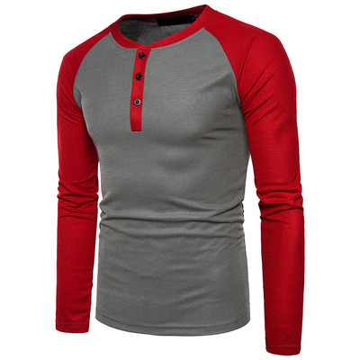 Ανδρική μπλούζα σε διάφορα χρώματα με κουμπιά