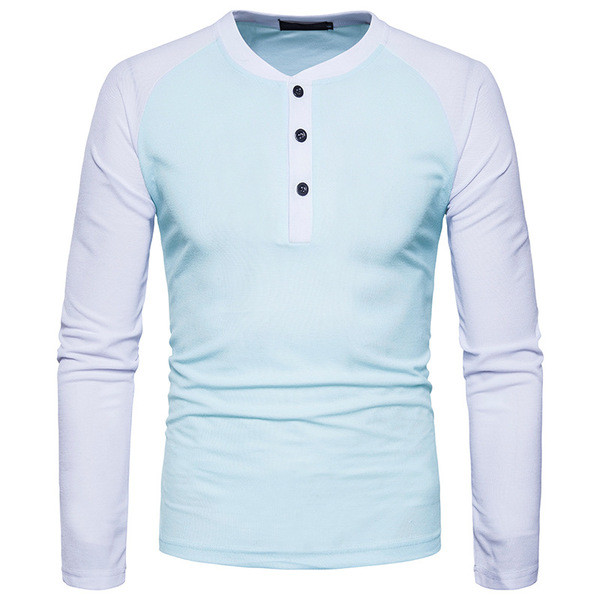 Ανδρική μπλούζα σε διάφορα χρώματα με κουμπιά