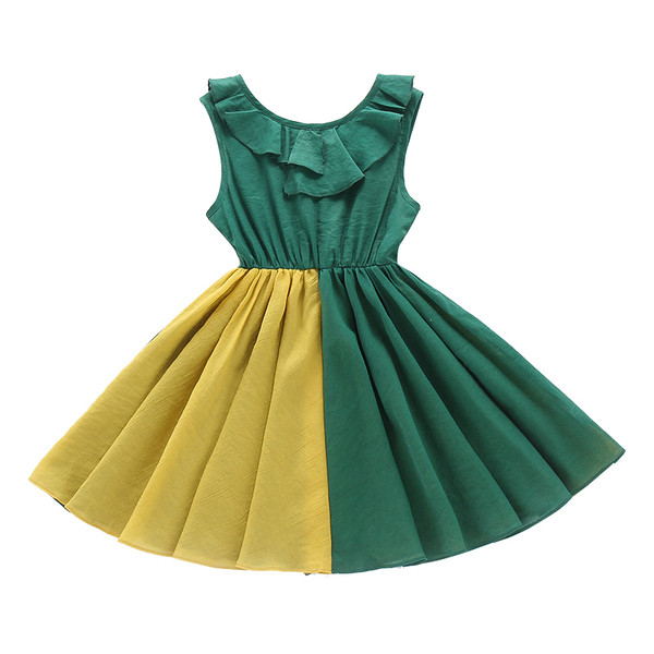 Gyerek modern ruha modell, O-nyakkal