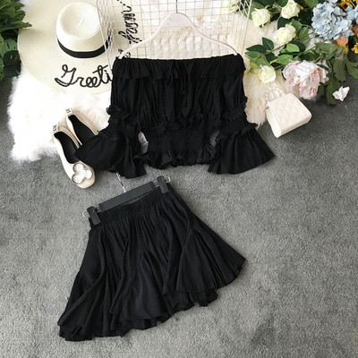 Κομψό γυναικέιο σετ  σε διαφορετικά χρώματα