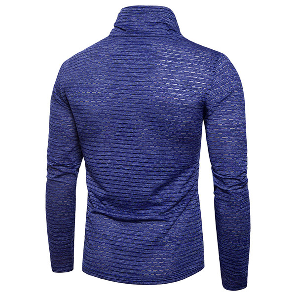 Modern férfi blúz magas gallérral, három színben