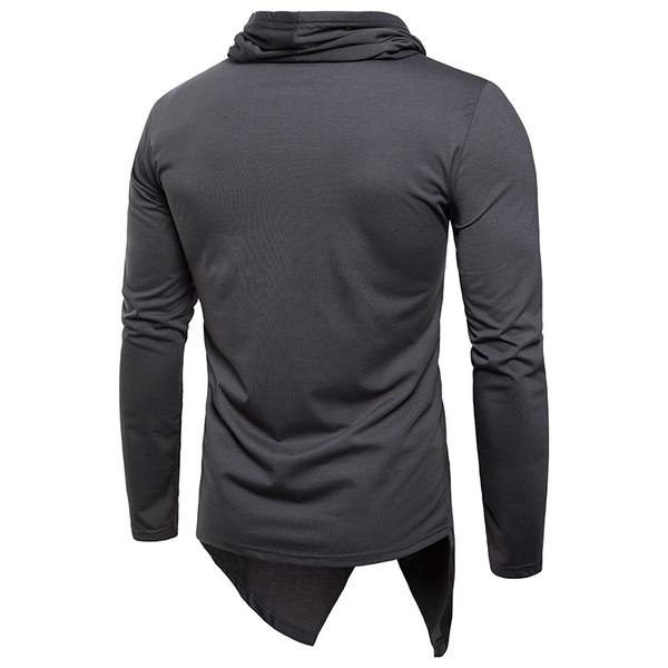 Sport-alkalmi férfi blúz fekete és szürke színben