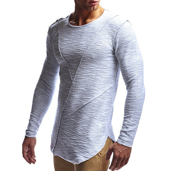 Μοντέρνα ανδρική μπλούζα  σε μαύρο και άσπρο χρώμα