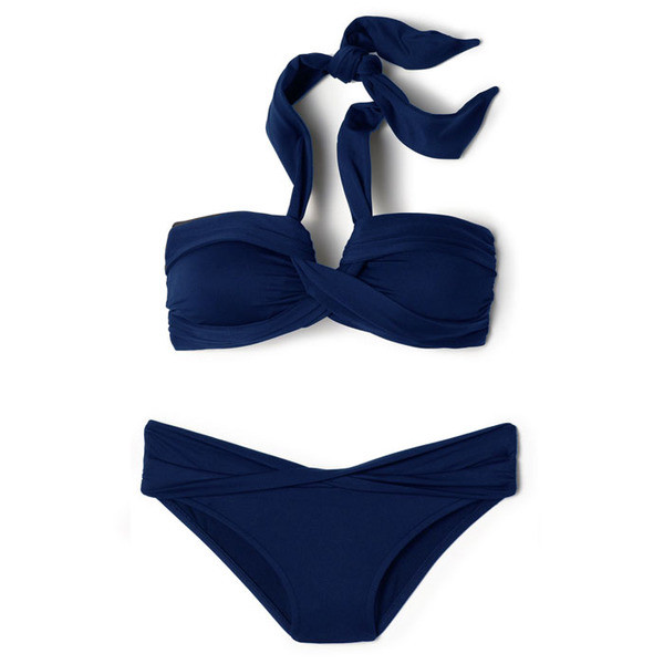 Fém rögzítésű fürdőruha fekete és kék színben