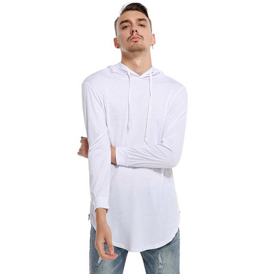 Casual ανδρική μπλούζα σε διάφορα χρώματα ασύμμετρη μοτίβο