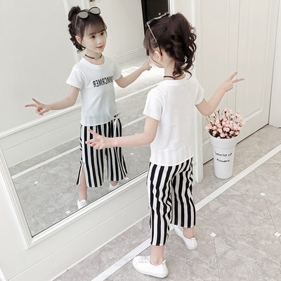 Modern gyerek szett lányoknak két színben, két részből