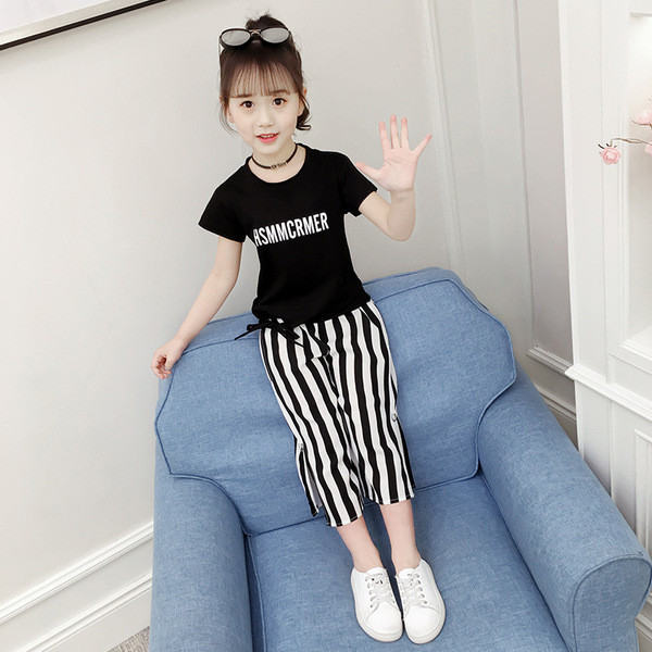 Modern gyerek szett lányoknak két színben, két részből