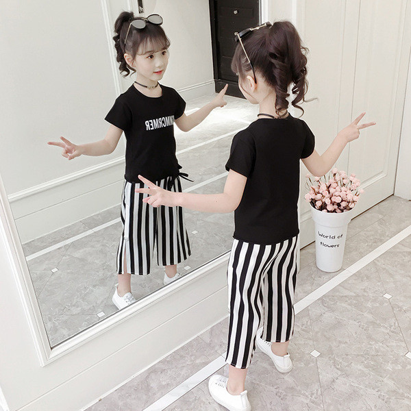 Modern gyerek szett lányoknak két színben, két részből