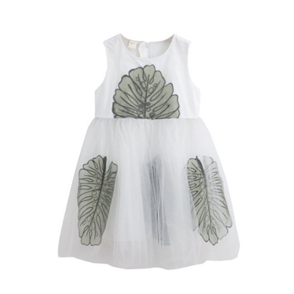 Rochie eleganta pentru copii alb cu tul si decolteu O