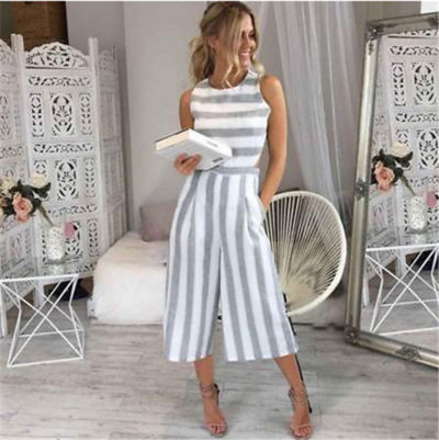 Μοντέρνα γυναικεία ολόσωμη φόρμα σε δύο χρώματα