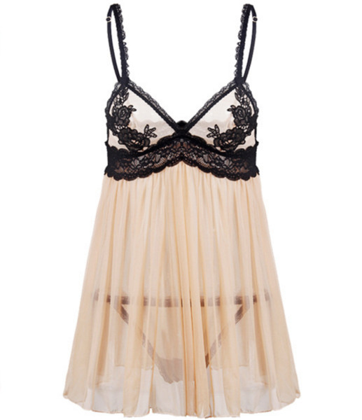 Átlátszó női hálóing csipkével és 6XL-es méretig