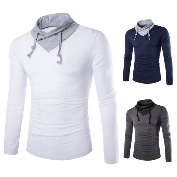 Bluza casual barbatesc in patru culori cu cravate