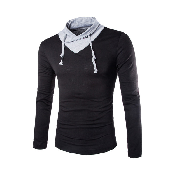 Bluza casual barbatesc in patru culori cu cravate