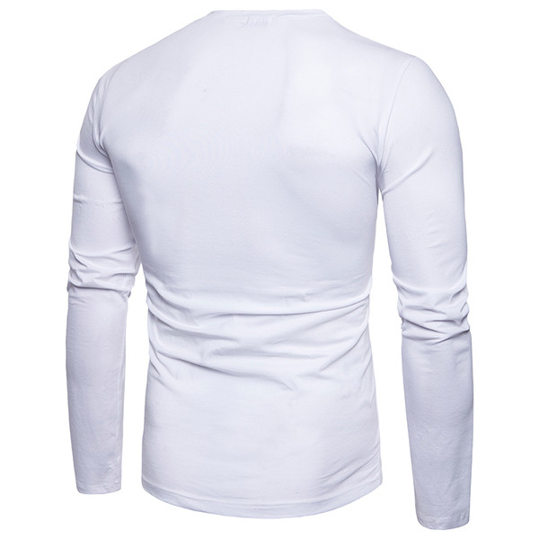 Alkalmi férfi blúz fekete-fehér színben