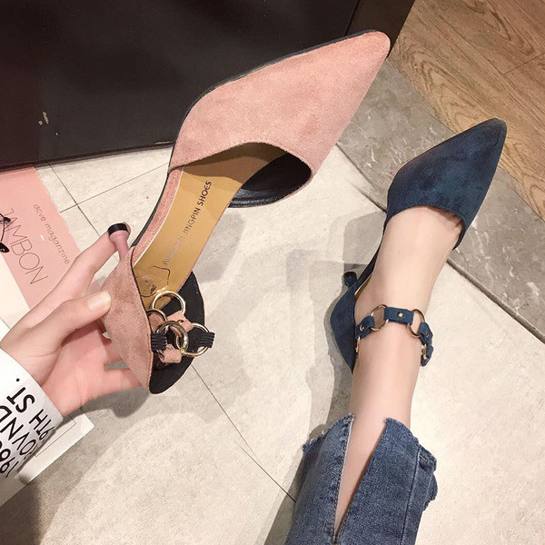 Aktuális női magassarkú cipő három színben, öko velúrból