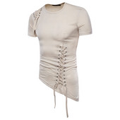 Tricou barbatesc modern in mai multe culori cu cravate-model asimetric