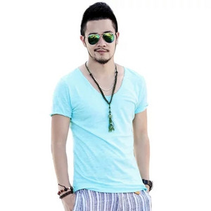 Alkalmi férfi sima póló különböző színekben