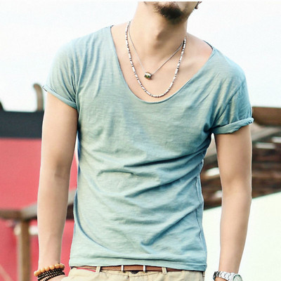 Alkalmi férfi sima póló különböző színekben