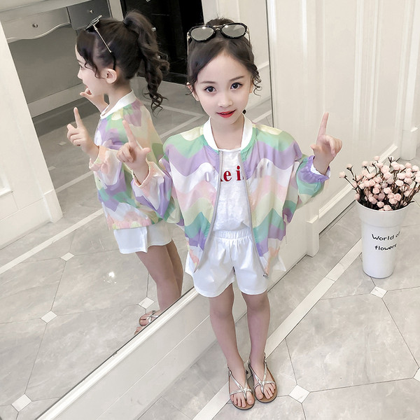 Geaca de culoare copii model larg-pentru fete