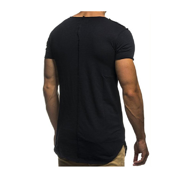 Alkalmi férfi póló zsebbel, különböző színekben