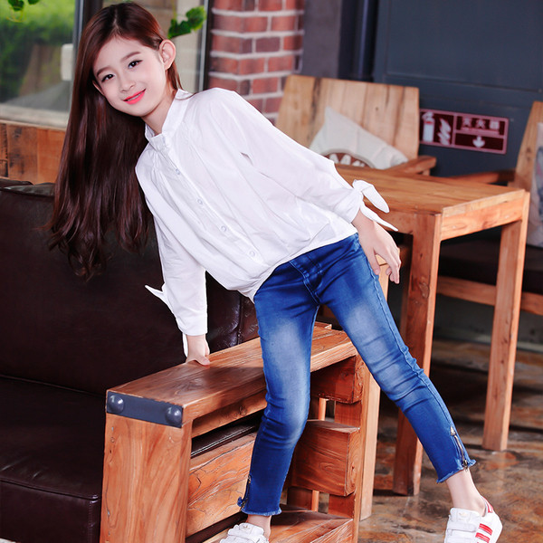 Cămașă elegantă pentru copii în trei culori pentru fete