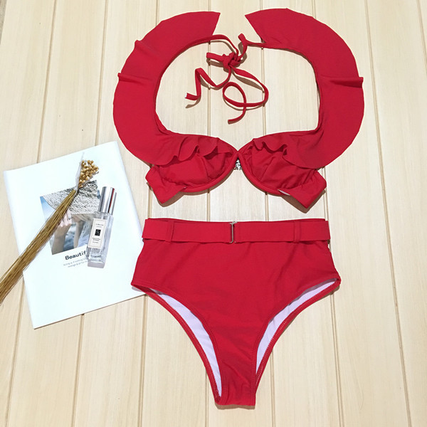 Fürdőruha magas derekú nadrággal, három színben