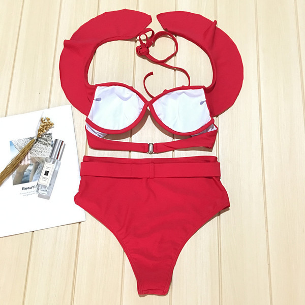 Fürdőruha magas derekú nadrággal, három színben