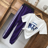 Női sport szett kétrészes nadrág + póló