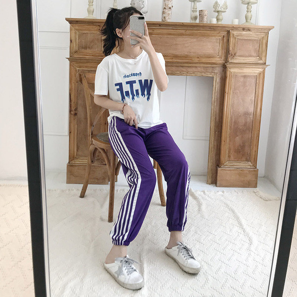 Női sport szett kétrészes nadrág + póló