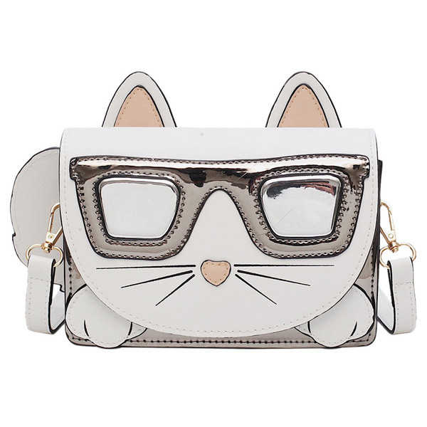 Geanta de dama moderna in doua culori cu elemente 3D