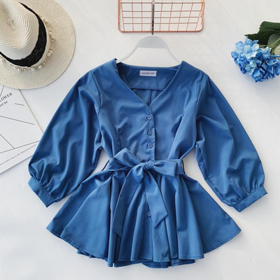 Stílusos női ing nyakkendővel több színben