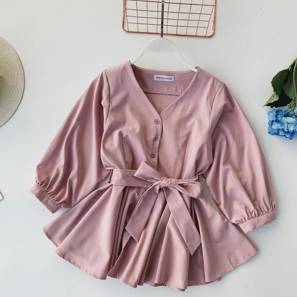 Stílusos női ing nyakkendővel több színben