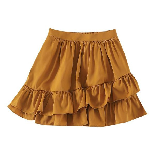 Modern női szoknya magas derékkal, négy színben