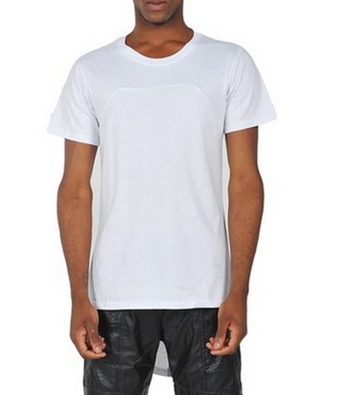 Modern férfi póló fehér és fekete színben, cipzárral