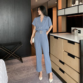 Stílusos női szett két részből, kék és fekete színben