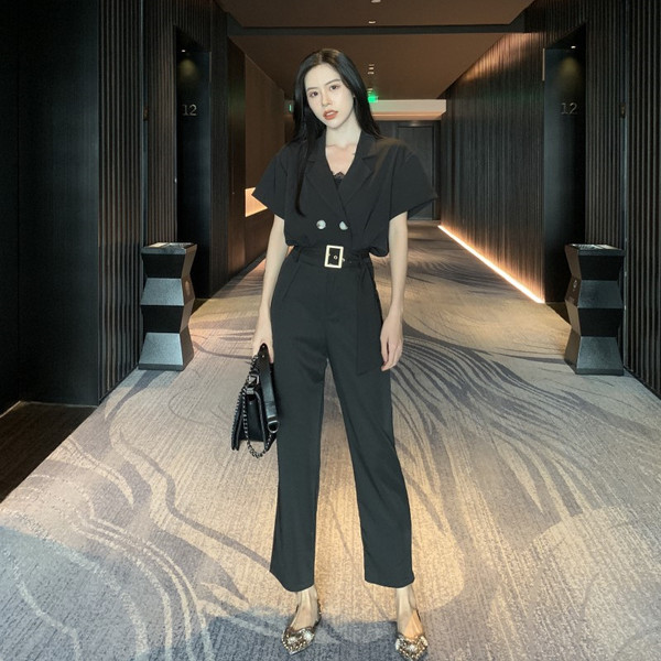 Stílusos női szett két részből, kék és fekete színben