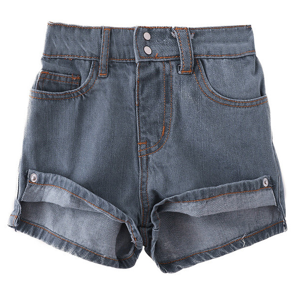 Modern, gombos rövidnadrág lányoknak